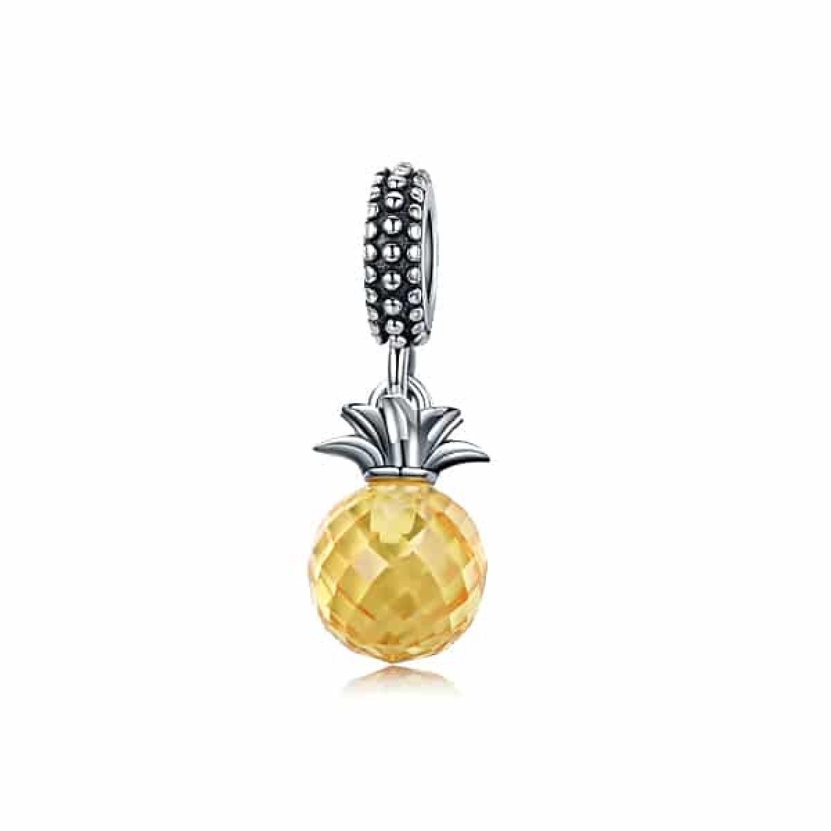 pineapple charm bracelet