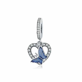 Morpho Butterfly Charm