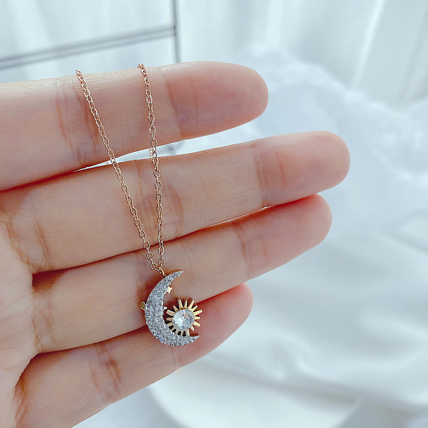 pandora sun and moon necklace