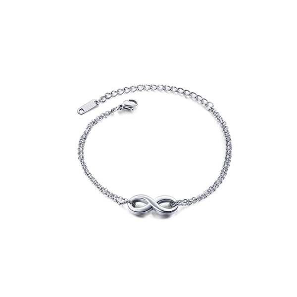 Infinity Symbol Steel Bracelet