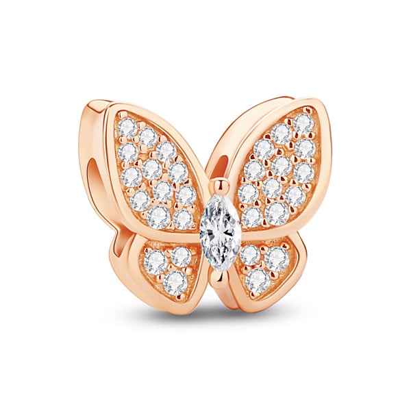 gold butterfly pandora charm