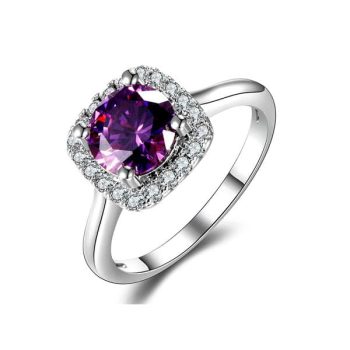 anillo purpura deslumbrante